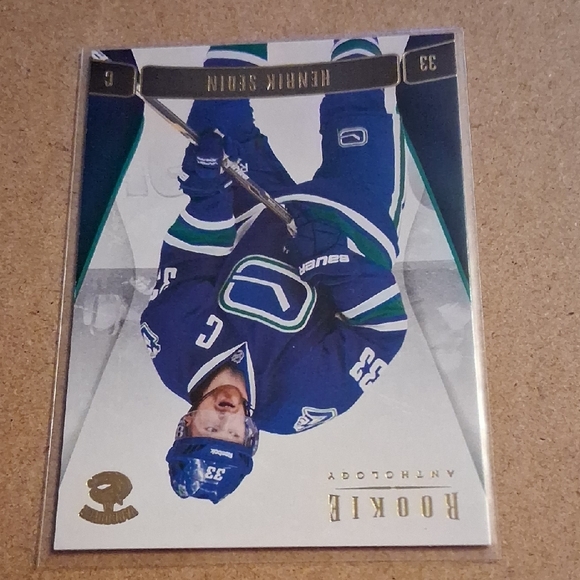 Henrik Sedin Vancouver Canucks Rookie Anthology Hockey Card - Blue/Green/White - Picture 3 of 4